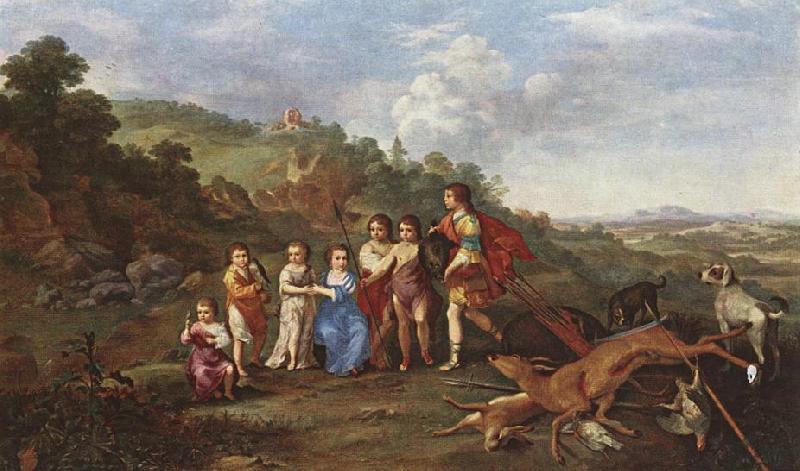 POELENBURGH, Cornelis van Children of Frederick V Prince Elector of Pfalz and King of Bohemia s China oil painting art